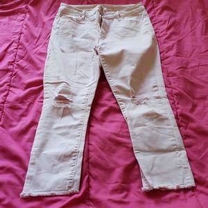 Ladies Cropped Jeans